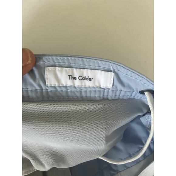 Onia Calder 6E Mens Swimsuit‎ Blue Nylon L Large Swim Trunks Shorts Flat Front - Picture 8 of 12